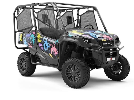 Neon Salamanders Marine Life Utility Vehicle Vinyl Wrap