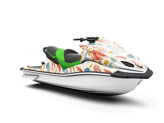 Bottom Feeders Marine Life Jet Ski Vinyl Customized Wrap