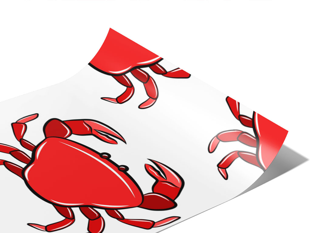 Cartoon Crabs Marine Life Vinyl Wraps