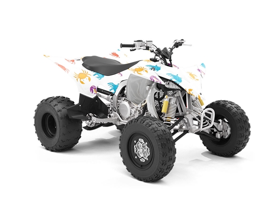 Rainbow Crayfish Marine Life ATV Wrapping Vinyl