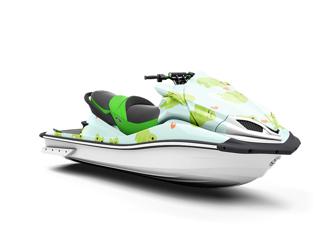 Emotional Ribbits Marine Life Jet Ski Vinyl Customized Wrap