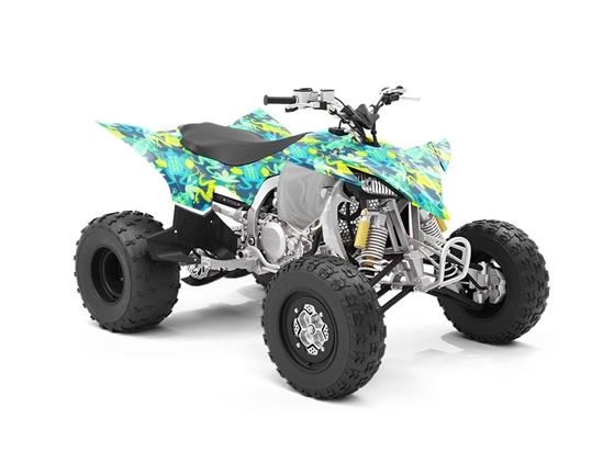 Psychedelic Pond Marine Life ATV Wrapping Vinyl