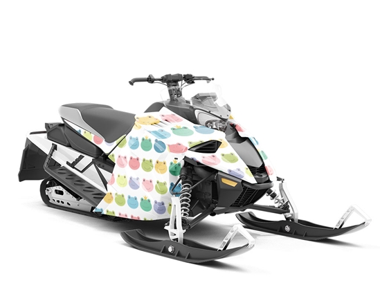 Secret Prince Marine Life Custom Wrapped Snowmobile