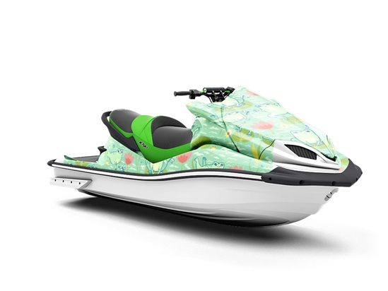 Toadstool Living Marine Life Jet Ski Vinyl Customized Wrap