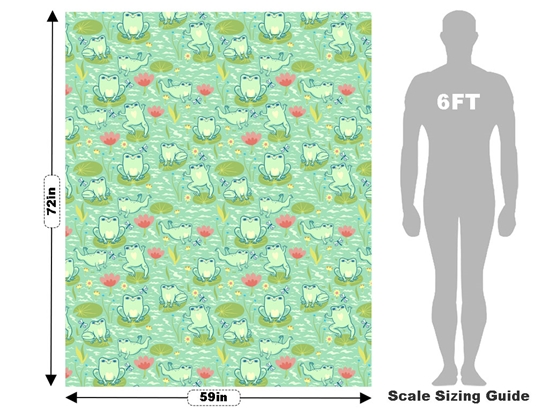 Toadstool Living Marine Life Vehicle Wrap Scale