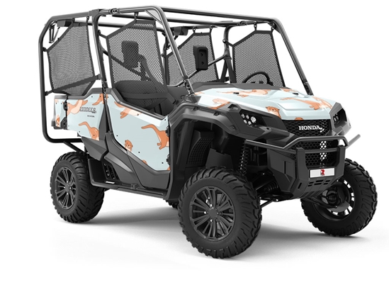 Otter Occupation Marine Life Utility Vehicle Vinyl Wrap