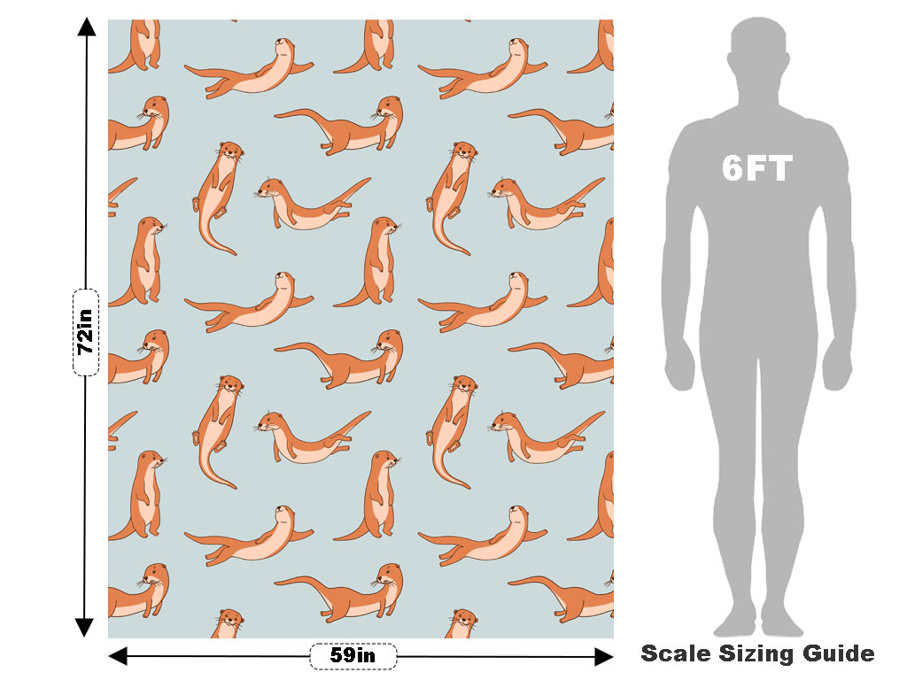 Otter Occupation Marine Life Vehicle Wrap Scale