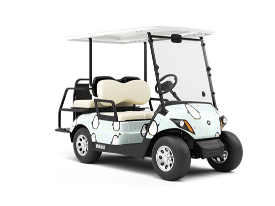 Magic Tuxedo Marine Life Wrapped Golf Cart