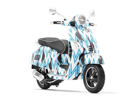 Proud Father Marine Life Vespa Scooter Wrap Film