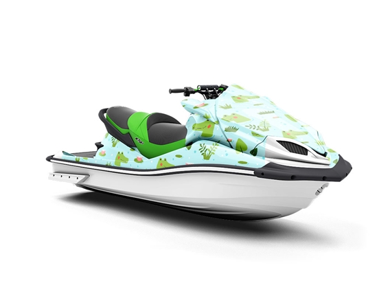 Swamp Life Marine Life Jet Ski Vinyl Customized Wrap