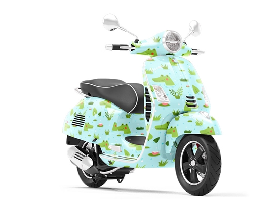 Swamp Life Marine Life Vespa Scooter Wrap Film