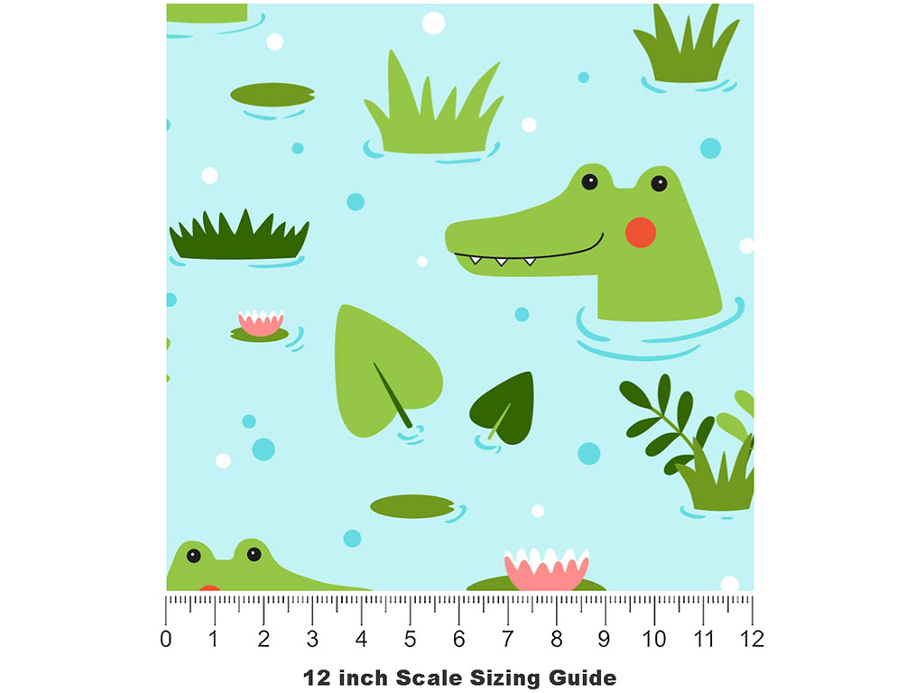 Swamp Life Marine Life Vinyl Film Pattern Size 12 inch Scale