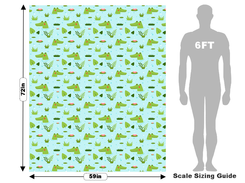 Swamp Life Marine Life Vehicle Wrap Scale