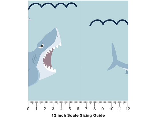 Bite Me Marine Life Vinyl Film Pattern Size 12 inch Scale