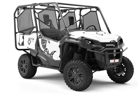 Great White Marine Life Utility Vehicle Vinyl Wrap