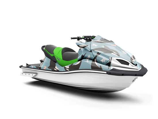 Noble Orcas Marine Life Jet Ski Vinyl Customized Wrap