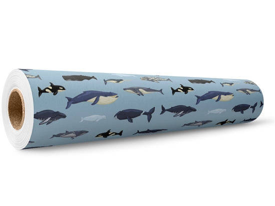 Parading Along Marine Life Wrap Film Wholesale Roll