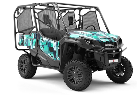 Electrify Me Mosaic Utility Vehicle Vinyl Wrap