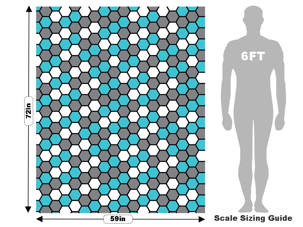 Public Pool Mosaic Vehicle Wrap Scale