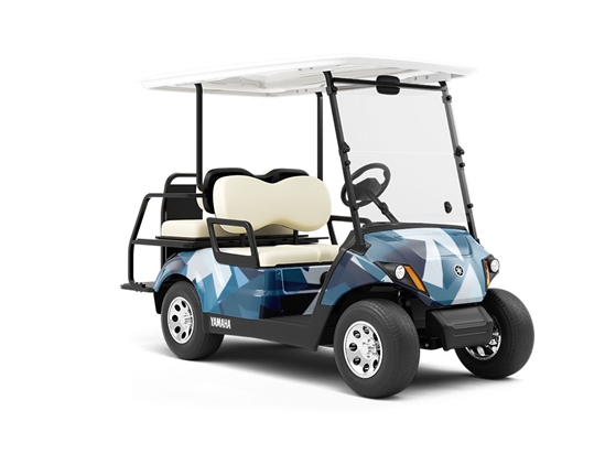 Shredded Sheets Mosaic Wrapped Golf Cart