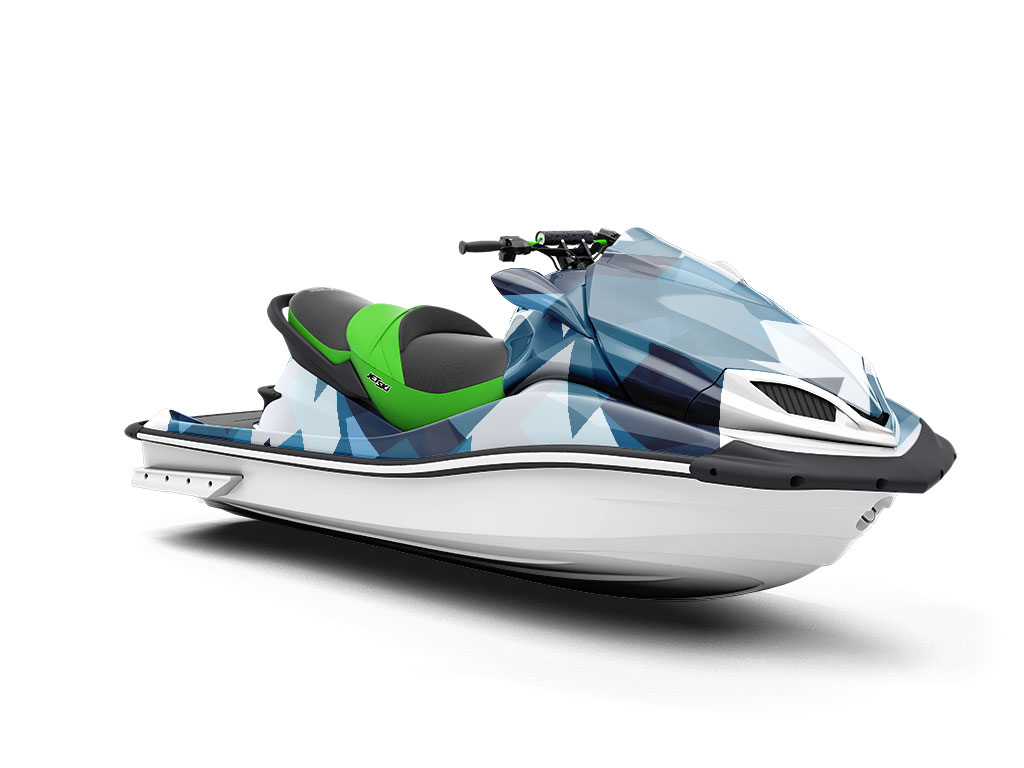 Shredded Sheets Mosaic Jet Ski Vinyl Customized Wrap