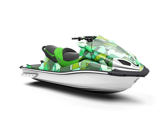 Castleton Cubes Mosaic Jet Ski Vinyl Customized Wrap