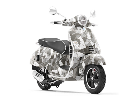 Paper Mess Mosaic Vespa Scooter Wrap Film