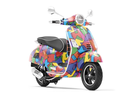 Odds and Ends Mosaic Vespa Scooter Wrap Film