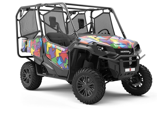 Odds and Ends Mosaic Utility Vehicle Vinyl Wrap
