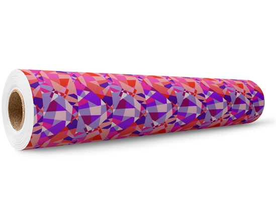 Cyclamen Sensation Mosaic Wrap Film Wholesale Roll