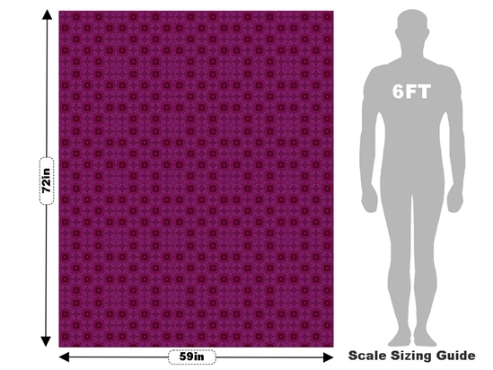 Fuchsia Foundations Mosaic Vehicle Wrap Scale