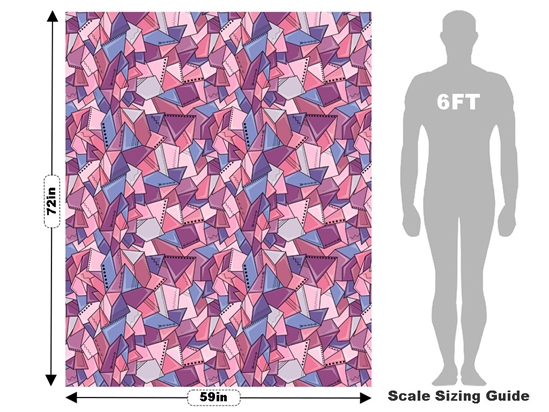 How Mauvelous Mosaic Vehicle Wrap Scale