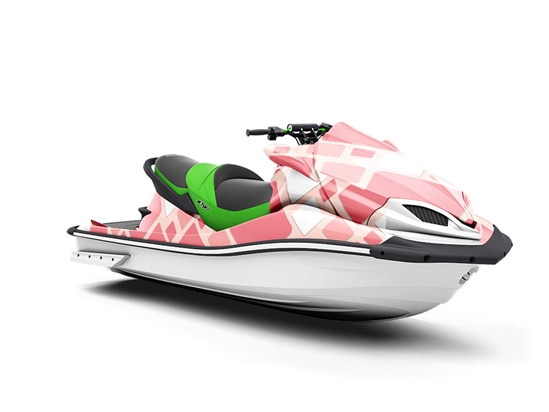 Rose Dust Mosaic Jet Ski Vinyl Customized Wrap