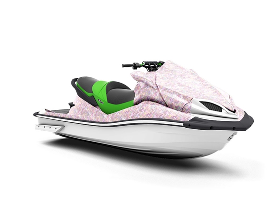 Soft and Strong Mosaic Jet Ski Vinyl Customized Wrap