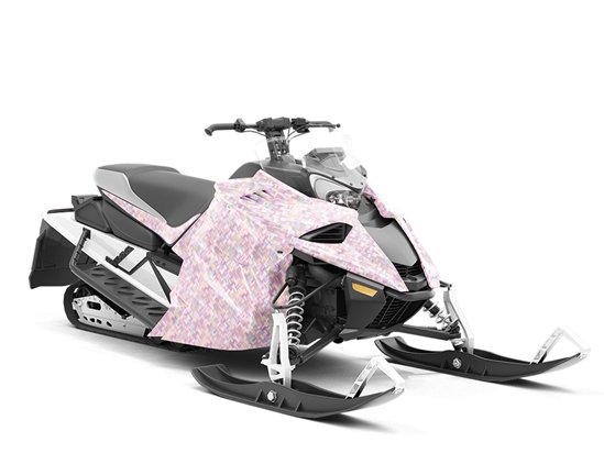 Soft and Strong Mosaic Custom Wrapped Snowmobile