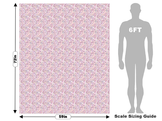 Soft and Strong Mosaic Vehicle Wrap Scale