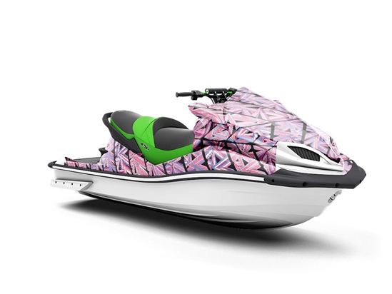 Thulian Rhomboids Mosaic Jet Ski Vinyl Customized Wrap