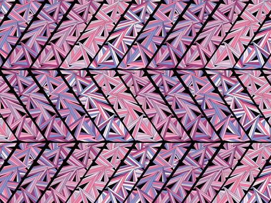 Thulian Rhomboids Mosaic Vinyl Wrap Pattern