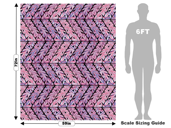 Thulian Rhomboids Mosaic Vehicle Wrap Scale