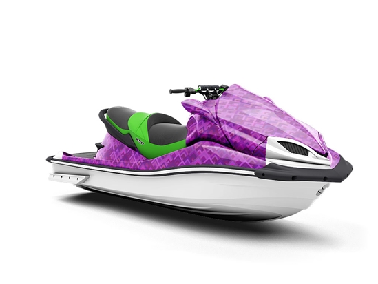 Madame de Pompadour Mosaic Jet Ski Vinyl Customized Wrap