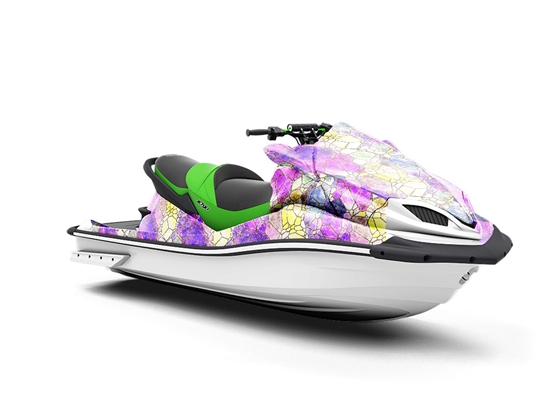 Pizza Edge Mosaic Jet Ski Vinyl Customized Wrap