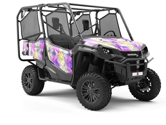 Pizza Edge Mosaic Utility Vehicle Vinyl Wrap