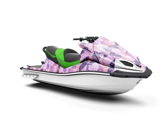 Pomp and Power Mosaic Jet Ski Vinyl Customized Wrap