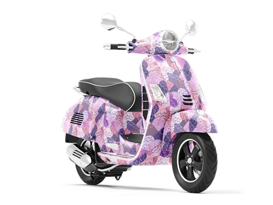 Pomp and Power Mosaic Vespa Scooter Wrap Film