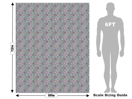 Thistle and Weed Mosaic Vehicle Wrap Scale