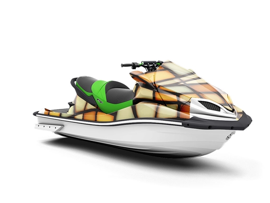 Laguna Beach Mosaic Jet Ski Vinyl Customized Wrap