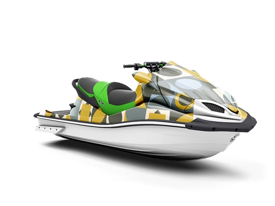 Royal Designation Mosaic Jet Ski Vinyl Customized Wrap