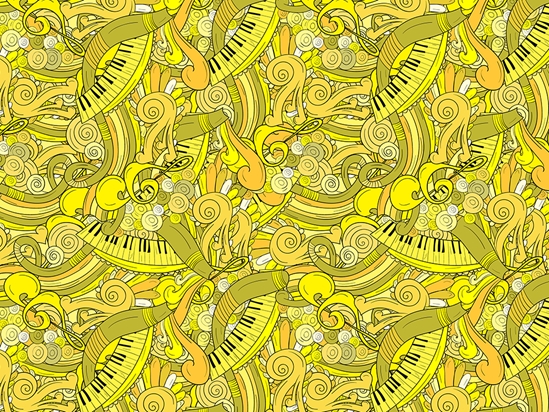 Lemon Chords Music Vinyl Wrap Pattern