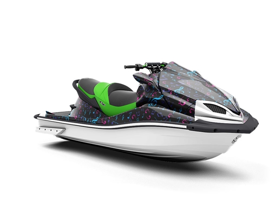 Midnight Notes Music Jet Ski Vinyl Customized Wrap