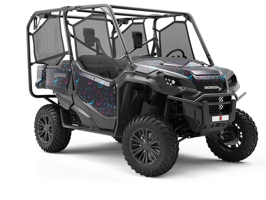 Midnight Notes Music Utility Vehicle Vinyl Wrap